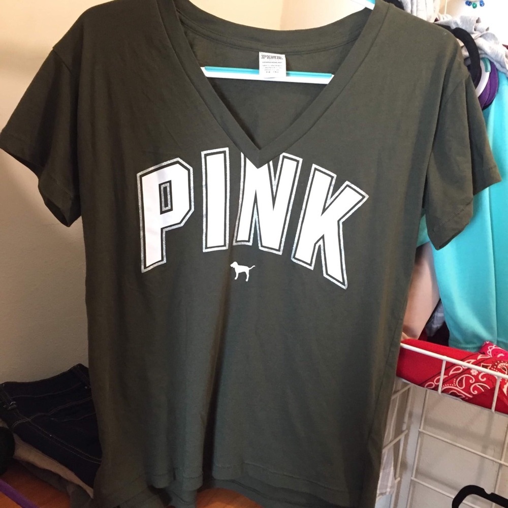 Victoria's Secret PINK leggings vneck t-shirt